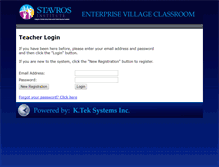 Tablet Screenshot of evclassroom.ktek.com